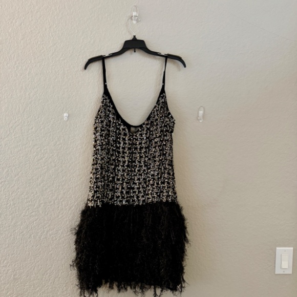 ASOS Curve Black and White Mini Dress - Picture 2 of 7